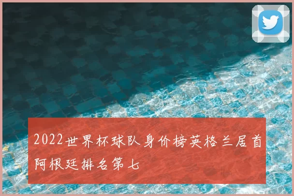 2022世界杯球队身价榜英格兰居首阿根廷排名第七